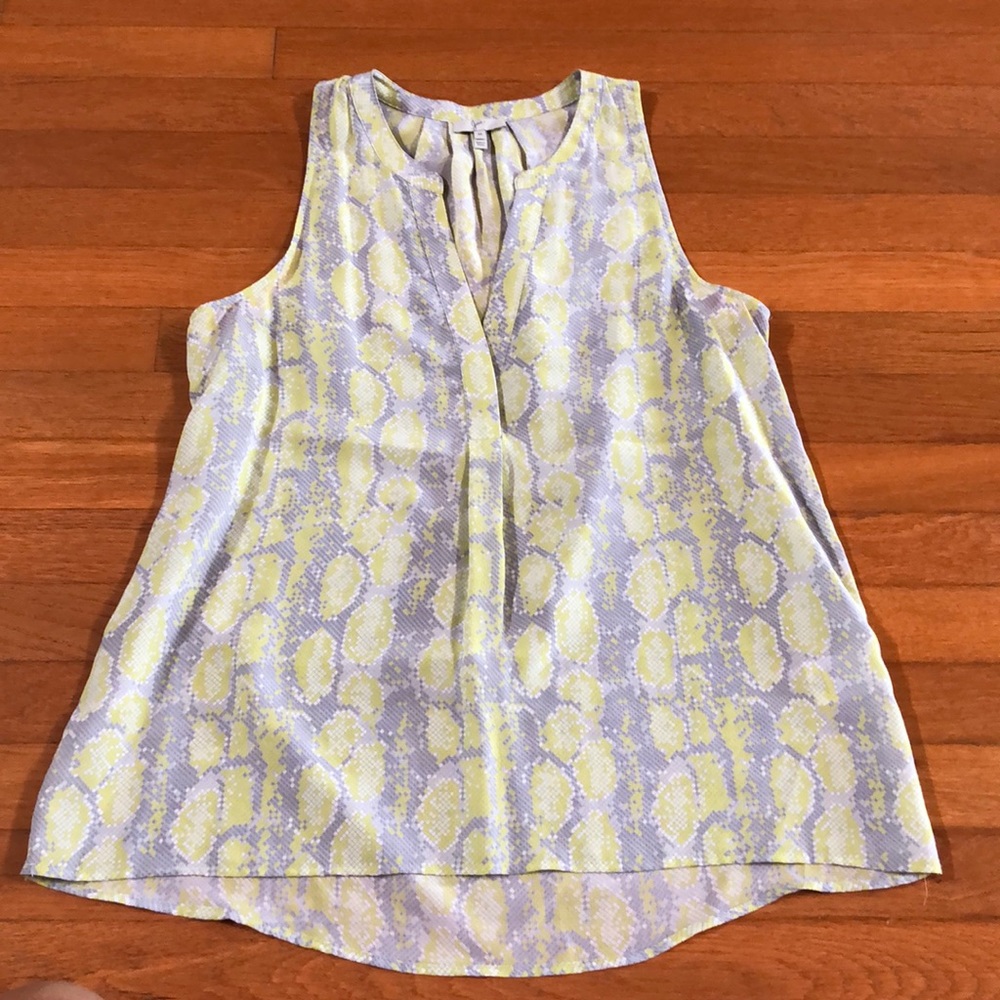 Joie Sleeveless Python Print Blouse. Euc. - image 6
